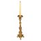 19th Century Louis XVI Claw-Footed Gilded Ecclesiastical Candleholder, Image 1