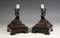 Victorian Egyptian Revival Bronze & Rouge Marble Sphinx Candleholders, Set of 2 2