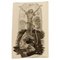 Felicien Rops, L'Amante du Christ, Belgique, Gravure à l'eau-forte originale, 19ème siècle 1