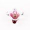 Murano Venetian Glass Sommerso Centrepiece Opalescent Bowl, Image 3