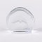 Intaglio Crystal Glass Sculpture Dolphin 3