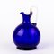 19th Century Bristol Blue Victorian Enameled Glass Ewer 3