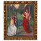 Hippolyte Petitjean, French Pointilist Nymphs, Oil Painting, Framed 1