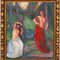 Hippolyte Petitjean, French Pointilist Nymphs, Oil Painting, Framed 2