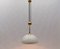 Brass and Ceramic Counterweight Posa Pendant Lamp by by Florian Schulz, 1970s, Image 3