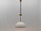 Lámpara colgante Posa de contrapeso de latón y cerámica de Florian Schulz, años 70, Imagen 4