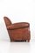 Art Deco Brown Leather Club Chair, 1930s 4