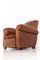 Art Deco Brown Leather Club Chair, 1930s 9