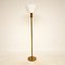 Vintage French Brass & Glass Floor Lamp, 1970s 1