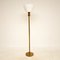 Vintage French Brass & Glass Floor Lamp, 1970s, Image 1