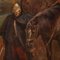 Französischer Künstler, Soldaten und Pferd, 1880, Öl auf Leinwand 14