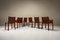 CAB Stühle aus Burgunderrotem Leder von Mario Bellini für Cassina, Italien, 1970er, 6er Set 2