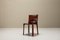 CAB Stühle aus Burgunderrotem Leder von Mario Bellini für Cassina, Italien, 1970er, 6er Set 6