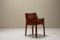 CAB Stühle aus Burgunderrotem Leder von Mario Bellini für Cassina, Italien, 1970er, 6er Set 14