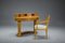 Biedermeier Dressing Table and Armchair from Selva, Italy, Set of 2 2