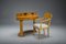 Biedermeier Dressing Table and Armchair from Selva, Italy, Set of 2 1