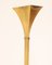 Lámpara de pie de latón dorado de Relux Milan, años 80, Imagen 3