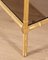 Italian Coffee Table in Gilt Brass and Glass, 1960s, Image 6