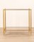 Italian Coffee Table in Gilt Brass and Glass, 1960s 2