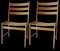 Ash Wide-Seat Dining Chairs by Kurt Østervig for Kp Møbler, 1950s, Set of 2 1