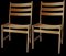 Ash Wide-Seat Dining Chairs by Kurt Østervig for Kp Møbler, 1950s, Set of 2, Image 1