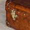 Antique 20th Century Suitcase in Natural Cow Hide from Louis Vuitton, France, 1910s 11