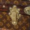 Antique 20th Century Trunk in Monogram Canvas from Louis Vuitton, France, 1910s 26