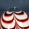 Vintage 20th Century Italian Chrome & Venetian Glass Table Lamp, 1980s 10