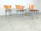 Vintage Plywood Dining Chairs, 1990s, Set of 6, Image 9