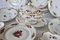 Antique Dessert Service with Basket, 1890, Set of 14 1