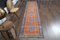 Vintage Turkish Orange Runner Rug, 1960s, Image 1