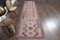 31 x 113 Ft, décor turc rose, chemin d’escalier, tapis de coureur turc, coureur minimaliste, tapis Vintage 3 x 11, tapis fait main, coureurs, décor minable, années 1960 1