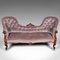 Early Victorian English Double Spoon Back Sofa, 1840s, Image 2