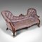 Early Victorian English Double Spoon Back Sofa, 1840s 1