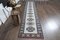 Tappeto Runner vintage beige, Turchia, anni '60, Immagine 1