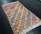 Handgefertigter geometrischer Kelim Teppich, 1960er 8