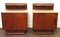 Swedish Functionalist Birch and Cream Glass Bedside Tables, 1940s, Set of 2, Image 1