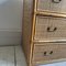 Italian Can and Bamboo Chest of Drawers with Brass Handles, 1960s, Image 4