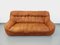 Vintage Cognac Leather Sofa, 1970s 21