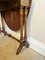 Antique Victorian Burr Walnut Inlaid Sutherland Table, 1880 6