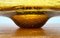 Mid-Century Dutch Antiqua Series Amber Colored Glass Bowl by Max Verboeket for N.V. Kristalunie, 1960s 9