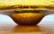 Mid-Century Dutch Antiqua Series Amber Colored Glass Bowl by Max Verboeket for N.V. Kristalunie, 1960s, Image 9