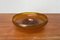 Mid-Century Dutch Antiqua Series Amber Colored Glass Bowl by Max Verboeket for N.V. Kristalunie, 1960s, Image 11