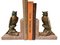French Art Deco Bookends with Cockatoos on Marble Bases, 1920s, Set of 2 1
