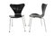 Chaises Modèle 7 par Arne Jacobsen pour Fritz Hansen, Danemark, 1968, Set de 2 6