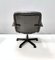 Postmodern Desk Chair in Black Leather by Vico Magistretti for ICF De Padova, 1978, Image 12
