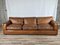 Italienisches Vintage Ledersofa in Cognac von Poltrona Frau, 1970 1