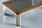 Coffee Table in Brass and Chrome with Smoked Glass Top attributed to Romeo Rega, 1979 2