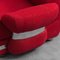 Modular Sofa in Red Fabric, 1970s, Set of 4, Image 9