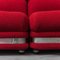 Modular Sofa in Red Fabric, 1970s, Set of 4, Image 8